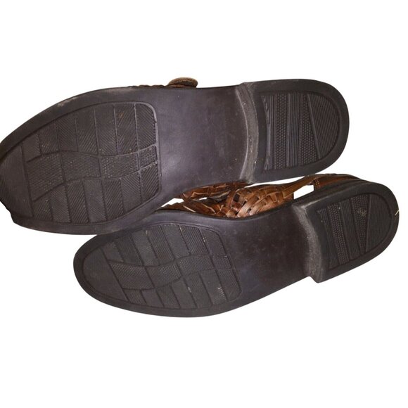 VERDE INTERNATIONAL Mens Brown Leather Hurache Sandals Sz 9.5 - Picture 8 of 8